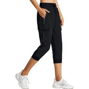 Libin Lightweight Quick Dry Hiking Capri Sz S